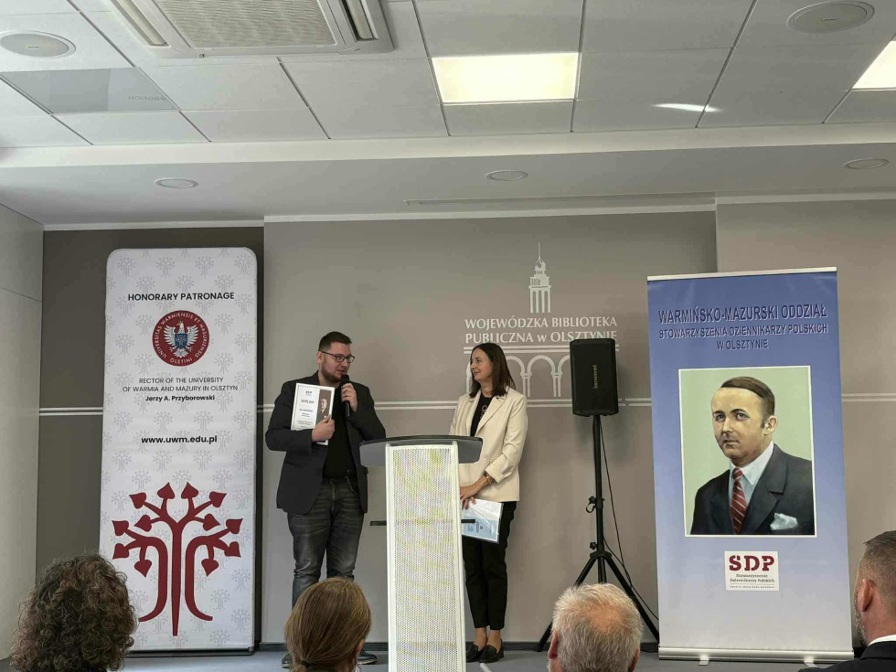 Pierwsze wyróżnienie dla mediów obywatelskich z Warmii i Mazur w konkursie dziennikarskim imienia Seweryna Pieniężnego