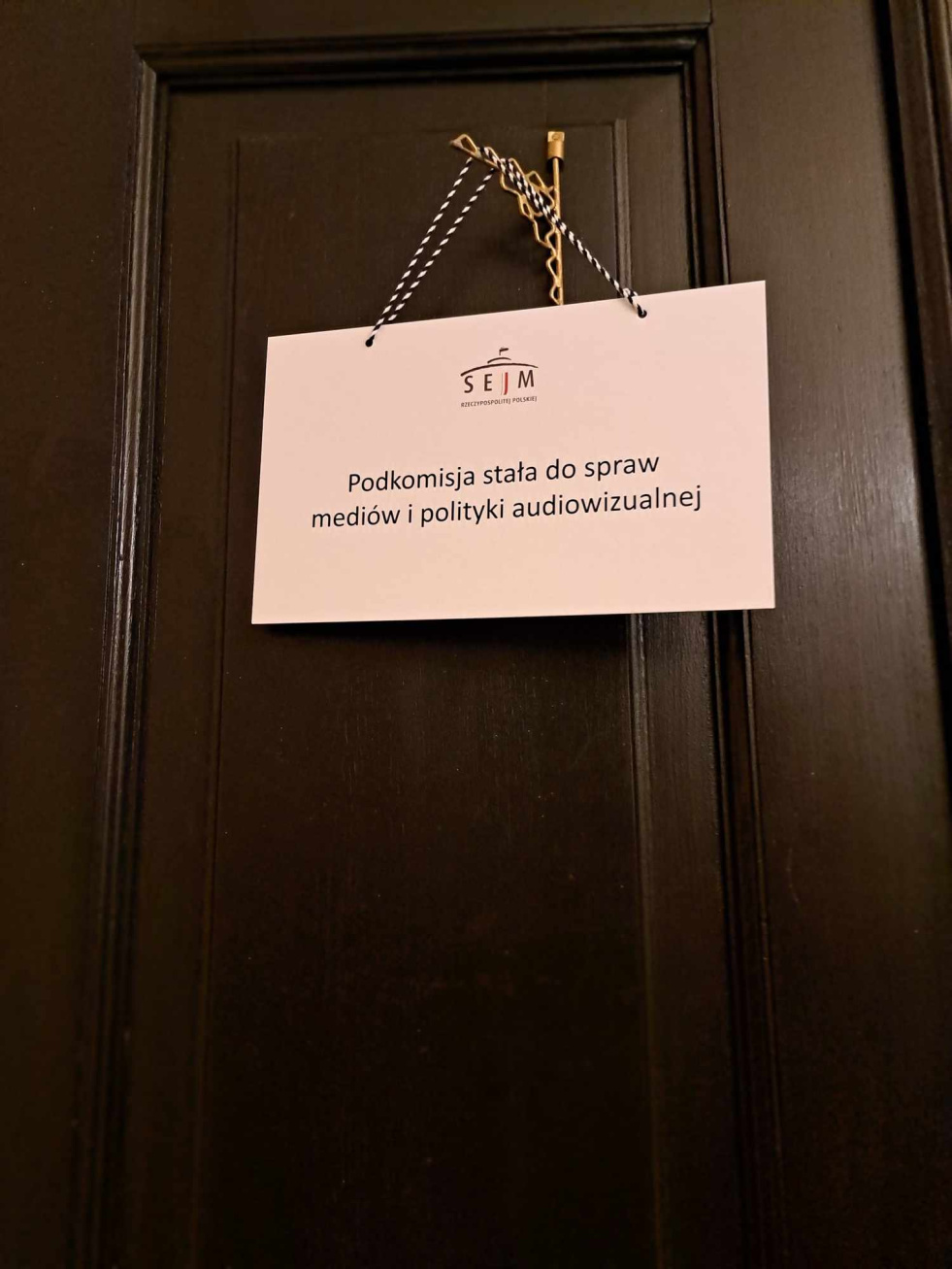 Posiedzenie Podkomisji ds. Mediów i Polityki Audiowizualnej w Warszawie (25.04.2024)